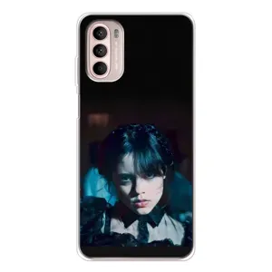 Чохли Венсдей на Motorola MOTO G52 Уенсдей (AlphaPrint) (погляд Венздей)