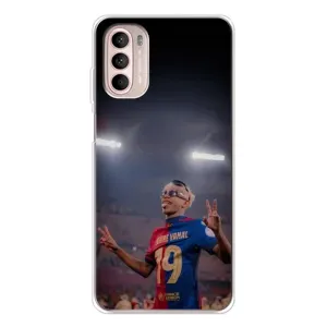 Чохол з футболістом Ламін Ямаль Motorola MOTO G52 (Ямаль на стадіоні)