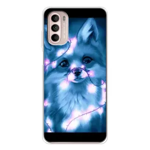Чехлы с картинкой Лисички для Motorola MOTO G52 (VPrint) (Яркая лисичка)