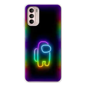 Чохли Амонг Ас для Motorola MOTO G52 (AlphaPrint) (Яскравий скін)
