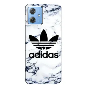 Чохли Адидас для Motorola MOTO G54 / G54 Power (AlphaPrint) (Адідас на мраморі)