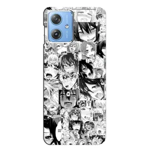 Чехол с принтом «Ahegao manga» для Motorola MOTO G54 / G54 Power
