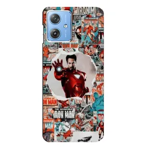 Чохли з героями Марвел Motorola MOTO G54 / G54 Power (VPrint) (Айронмен)