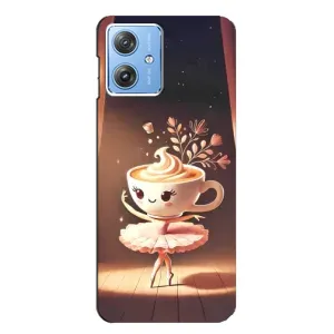 Чохол з мемом Тралалело тралала на Motorola MOTO G54 / G54 Power (Балерина капучина)