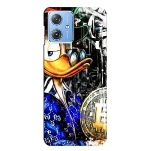 Чохол з принтом «Біткойн Скрудж» для Motorola MOTO G54 / G54 Power