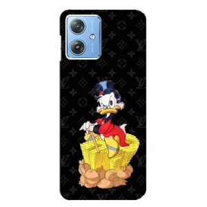 Чехли для Motorola MOTO G54 / G54 Power - Скрудж МакДак Louis Vuitton (PREMIUMPrint) (Богатство Макдака)