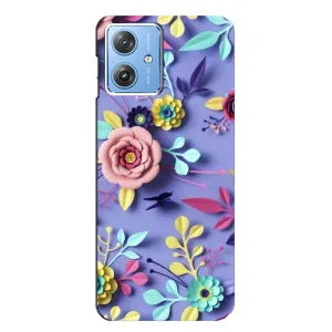 Чохли з квітами для Motorola MOTO G54 / G54 Power (VPrint) (Дизайн квітів)