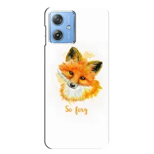 Чохли з картинкою Лисичка для Motorola MOTO G54 / G54 Power (VPrint) (Дівчинка Лиса)