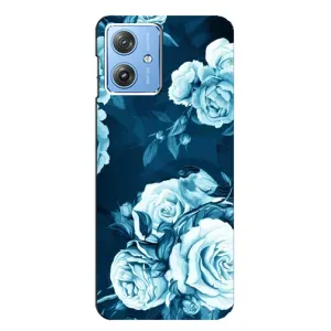 Чехлы (ART) Цветы на Motorola MOTO G54 / G54 Power (VPrint) (Блактині бутони)