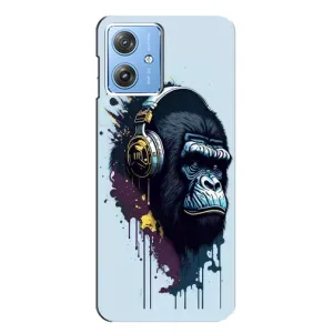 Чохол з принтом «Горила в навушниках» для Motorola MOTO G54 / G54 Power
