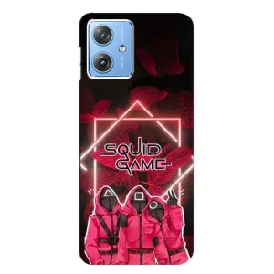 Чехол Гра в кальмара для Motorola MOTO G54 / G54 Power (Охранники Игра кальмара)