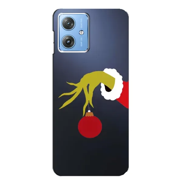 Чохол з принтом «Грінч з іграшкою» для Motorola MOTO G54 / G54 Power