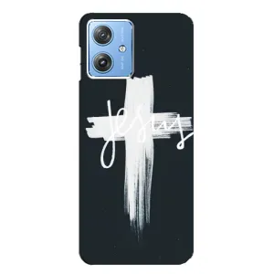 Чехол для Motorola MOTO G54 / G54 Power (AlphaPrint) - (Христианские) (Иисус)