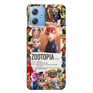 Чехол Зоотрополіс на Motorola MOTO G54 / G54 Power (Постер Зверополис)