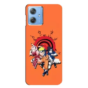 Naruto Anime Чохли для Моторола МОТО Дж54 / Дж54 Павер (AlphaPrint) (команда Наруто)