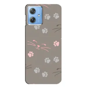 Чохол з малюнком кіт на Motorola MOTO G54 / G54 Power (Лапи і вуса)