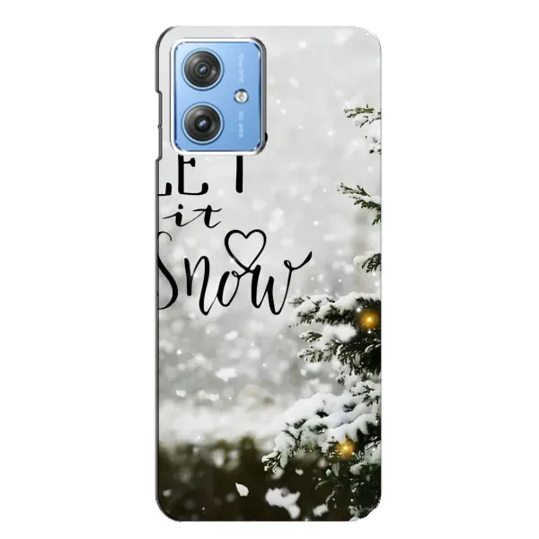 Чехол с принтом «Let it snow» для Motorola MOTO G54 / G54 Power