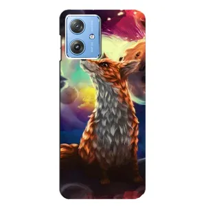 Чохли з картинкою Лисичка для Motorola MOTO G54 / G54 Power (VPrint) (Лисичка в космосі)