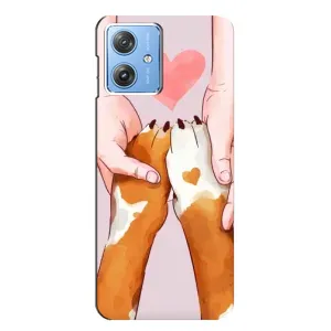 Чохли з собаками для Motorola MOTO G54 / G54 Power (VPrint) (Любовь до собак)