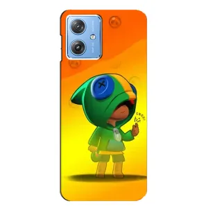 Чехол для Motorola MOTO G54 / G54 Power Бравл Старс (VPrint) (Хлопчик Леон)