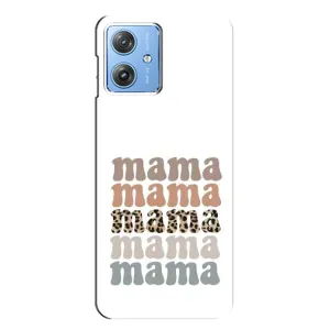 Чохли для мами на Motorola MOTO G54 / G54 Power (Текстовий колаж мама)