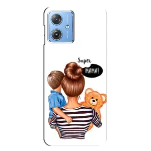 Чохол з друком для Motorola MOTO G54 / G54 Power - (Мама з дитинкою) (AlphaPrint) (Мама з синочком)