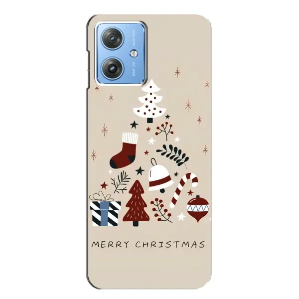 Чехол с принтом «Merry Christmas» для Motorola MOTO G54 / G54 Power