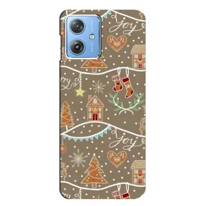 Чехол с принтом «Новогодние пряники» для Motorola MOTO G54 / G54 Power