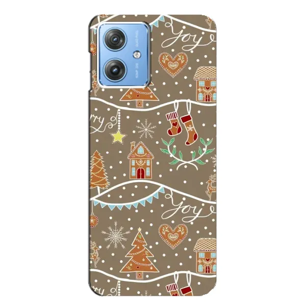 Чехол с принтом «Новогодние пряники» для Motorola MOTO G54 / G54 Power
