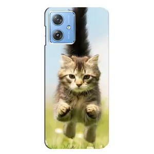 Чохли з Котиками для Motorola MOTO G54 / G54 Power (VPrint) (Прижок кота)