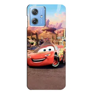 Силиконовый чехол Маквин для Motorola MOTO G54 / G54 Power (Радиаторный Спрингс Маквин)
