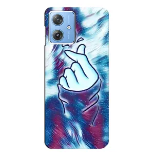 Чехол с принтом «Радужное сердце» для Motorola MOTO G54 / G54 Power