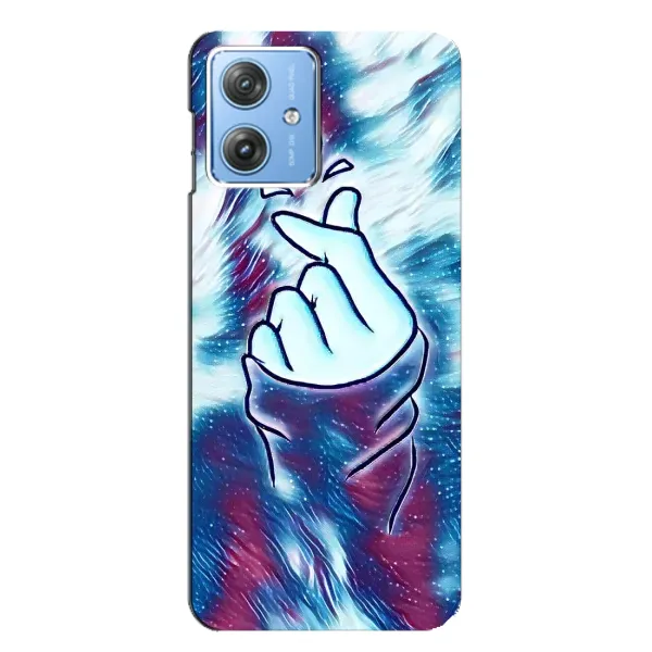 Чехол с принтом «Радужное сердце» для Motorola MOTO G54 / G54 Power
