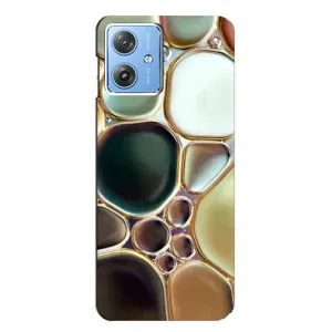 Мраморний чехол на Motorola MOTO G54 / G54 Power (VPrint) (Радужний Мрамор)