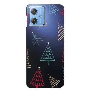 Чохол з принтом «Різдвяні ялинки» для Motorola MOTO G54 / G54 Power