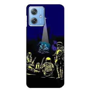 Чехол с принтом «Рождество в Украине» для Motorola MOTO G54 / G54 Power