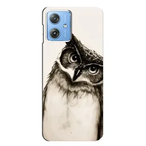 Чохол з пташками на Motorola MOTO G54 / G54 Power (VPrint) (Сова)