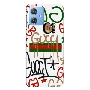 Брендновые Чехлы для Motorola MOTO G54 / G54 Power - (PREMIUMPrint) (Стиль GUUCI)