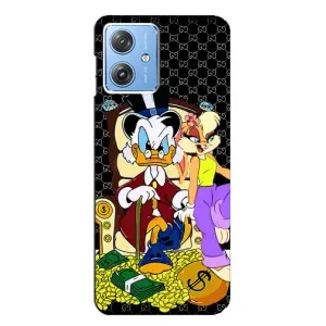Чехли для Motorola MOTO G54 / G54 Power - Скрудж МакДак Louis Vuitton (PREMIUMPrint) (Стильна Утка)
