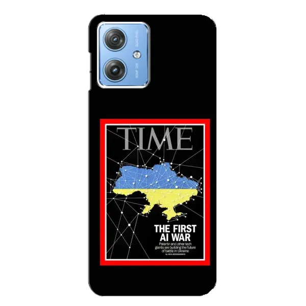 Чехол с принтом «TIME Ukraine» для Motorola MOTO G54 / G54 Power Чехол с принтом «TIME Ukraine» для Motorola MOTO G54 / G54 Power