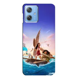 Чехол с мультфильмом Моана Motorola MOTO G54 / G54 Power (Команда Ваяна Мауи)