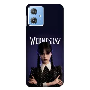 Чехлы Венсдей на Motorola MOTO G54 / G54 Power Уэнсдей (AlphaPrint) (Wednesday)