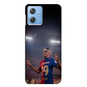 Чохол з футболістом Ламін Ямаль Motorola MOTO G54 / G54 Power (Ямаль на стадіоні)