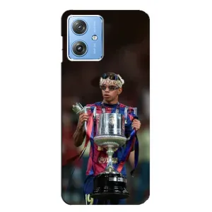 Чохол з футболістом Ламін Ямаль Motorola MOTO G54 / G54 Power (Ямаль з кубком)