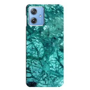 Мраморний чехол на Motorola MOTO G54 / G54 Power (VPrint) (Зелений мрамор)