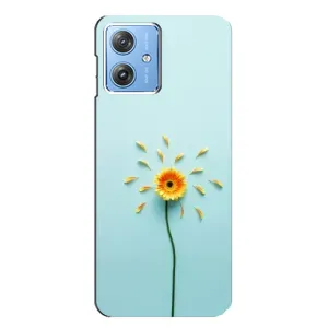Чохли з квітами для Motorola MOTO G54 / G54 Power (VPrint) (Жовта квітка)
