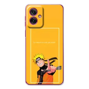 Анімешний чохол для Motorola Moto G55 (Аніме Наруто)