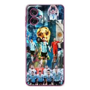 Чехлы Месси для Motorola Moto G55 (AlphaPrint) (Аргентина Месси)