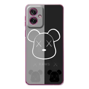Чохли для Motorola Moto G55 - Bearbrick Louis Vuitton (PREMIUMPrint) (БеарБрік очі)