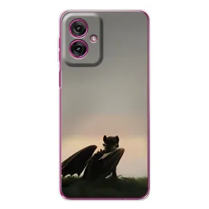 Чехол как приручить дракона на Motorola Moto G55 (Беззубик)
